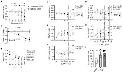 GAT inhibition preserves cerebral blood flow and reduces oxidant damage to mitochondria in rodents exposed to extreme hyperbaric oxygen